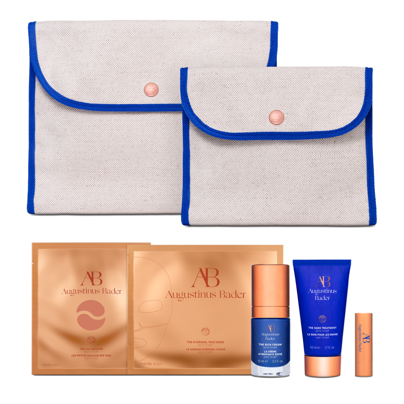 THE AB x L/UNIFORM Pouch Duo Travel Kit | Limited-Edition Skincare