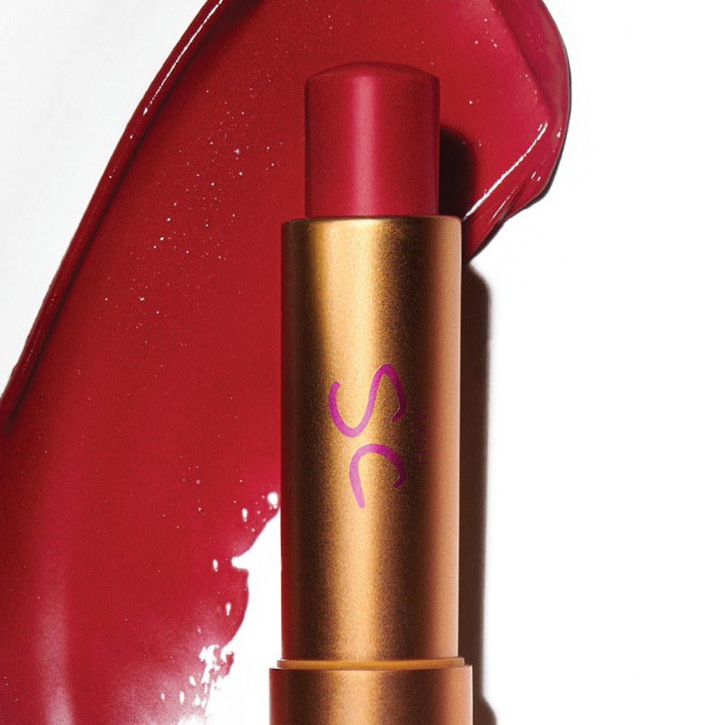 色付きバーム：唇の潤い補給効果が臨床的に証明されています