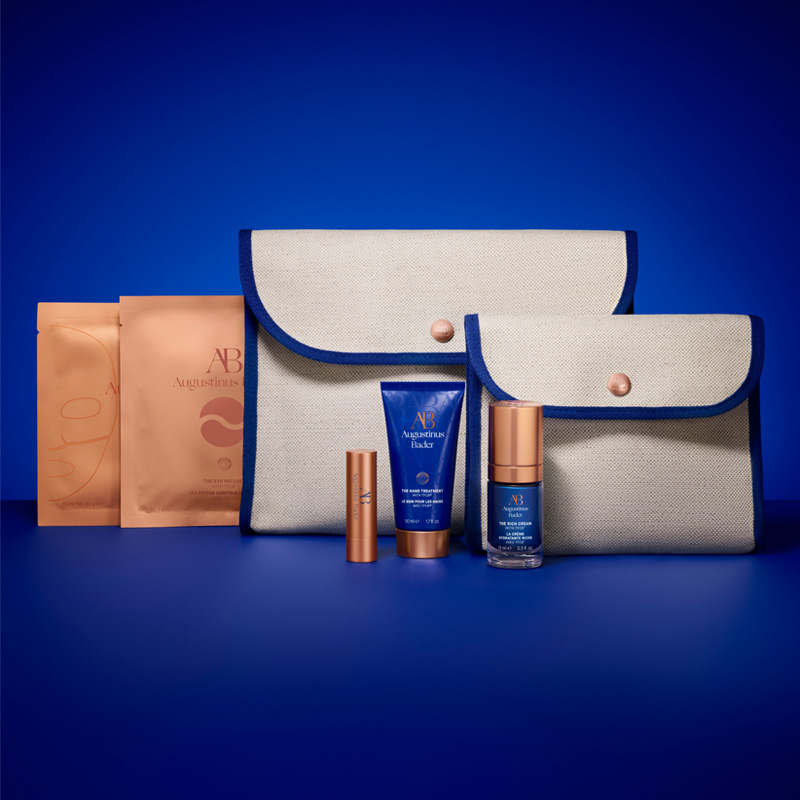THE AB x L/UNIFORM Pouch Duo Travel Kit | Limited-Edition Skincare
